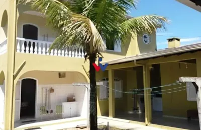 Sobrado com 7 dormitórios à venda, 328 m  por r  790.000,00 - canoas - pontal do paraná pr