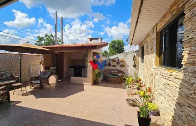 Ótima casa com 82m , 03 dormitórios, capela velha, araucária-pr
