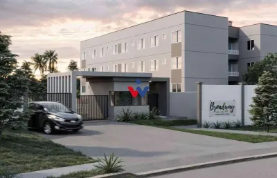 Apartamento com 2 dormitórios à venda,42.63 m , almirante tamandare - pr