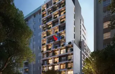 Studio com 1 dormitório à venda,23.07 m , cristo rei, curitiba - pr