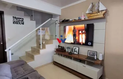 Sobrado com 3 dormitórios à venda,86.00 m , santa cândida, curitiba - pr
