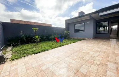 Casa com 3 dormitórios à venda,167.00 m , iguaçu, fazenda rio grande - pr