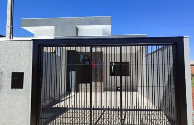 Linda casa à venda no bairro aurora 2 em sarandi, 3 quartos, suíte e churrasqueira