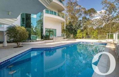 Casa com 7 dormitórios à venda, 980 m² por r$ 14.000.000,00 - tamboré 02 - santana de parnaíba/sp