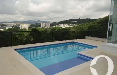 Casa com 6 dormitórios, 494 m² - venda por r$ 7.200.000 ou aluguel por r$ 45.654/mês - tamboré 10 - santana de parnaíba/sp