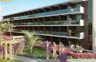 Vendo flat terreo 32m2 no beach class residence, na praia do cupe