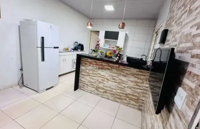 Casa 02 quartos, garagem, portão eletrônico, aceita financiamento qr 508-samambaia d130