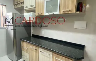 Apartamento 2 quartos, planejados, piso em porcelanato, samamb. sul - d112