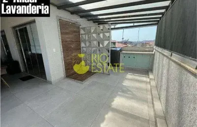 Cobertura com 3 dormitórios à venda, 149 m²  - jardim primavera - volta redonda/rj