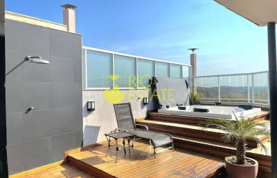 Cobertura com 3 quartos, 332 m²  - mirante do vale - volta redonda/rj