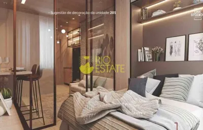 Flat com 1 dormitório à venda, 24 m² por r$ 180.000,00 - jardim belvedere - volta redonda/rj