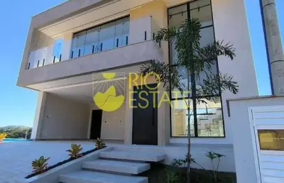 Linda casa alto padrão à venda, 3 quartos, reserva do vale i, volta redonda/rj