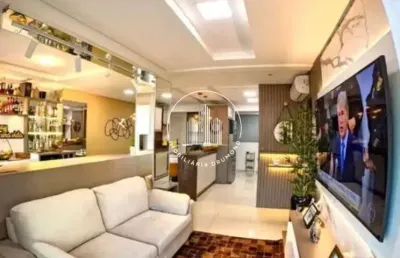 Apartamento com 2 quartos, sendo 1 suíte no centro - palhoça - plc