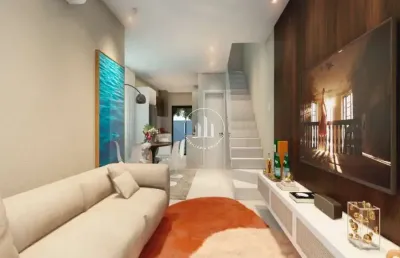 Sobrado geminado 2 quartos com 1 suíte e 123m² - pagani - plc