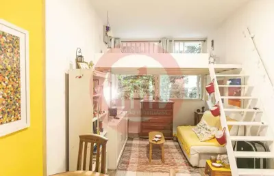 Kitnet / stúdio à venda na rua hermenegildo de barros, glória, rio de janeiro, 23 m2 por r$ 339.000