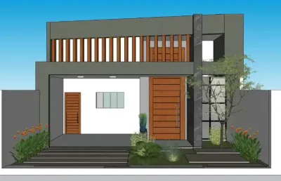 Casa térrea com requinte e conforto no loteamento luar da barra