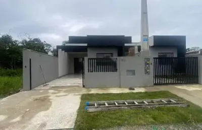 Casa na praia para venda em itapoá, barra do saí, 3 dormitórios, 1 suíte, 1 banheiro, 2 vagas