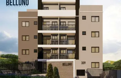 Apartamento para venda em pinhais, centro, 2 dormitórios, 1 suíte, 2 banheiros, 1 vaga