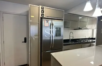 Apartamento a venda de 02 dormitórios com mobília planejada no bairro bom viver em biguaçu-sc