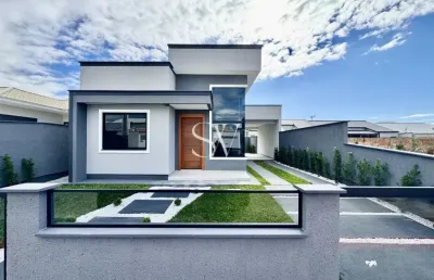 Casa padrão a venda com 03 dormitórios sendo 01 suíte no bela vista/ palhoça, sc