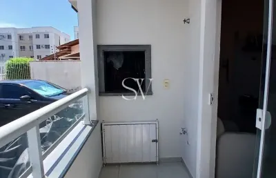 Apartamento a venda de 02 dormitórios sendo 01 suíte com cozinha planejada e gardem no bairro nova palhoça em palhoça-sc
