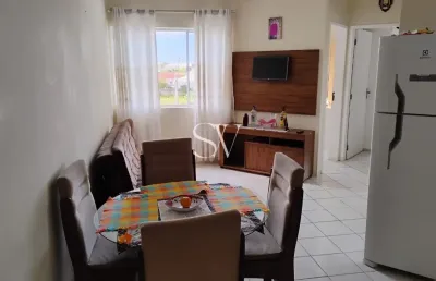 Apartamento a venda de 02 dormitórios com cozinha modulada no aririú em palhoça-sc