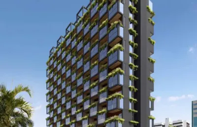 Lançamento! ap studio e quarto e sala à 140m da praia de ponta verde