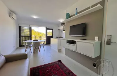 Apartamento a venda em condominio em riviera, bertioga/sp