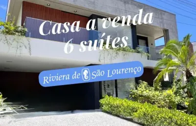 Casa com 6 quartos à venda na Riviera de São Lourenço, Bertioga 