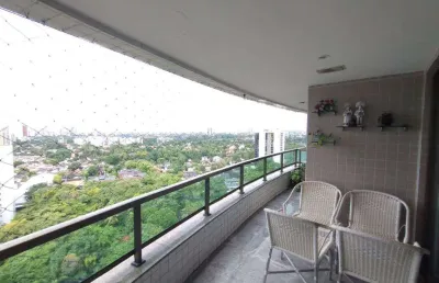 Poço da panela 4 suítes 196m² nascente  mobiliado andar alto lazer completo 3 vgs