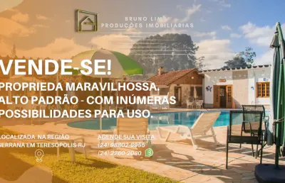 Sítio / pousada - alto padrão e super completa em teresópolis