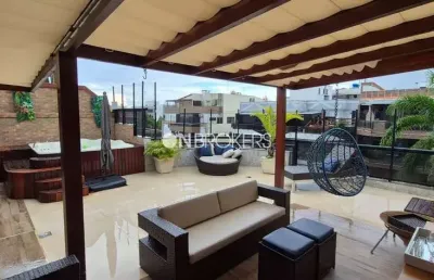 Recreio dos bandeirantes | cobertura 3 quartos, sendo 1 suite