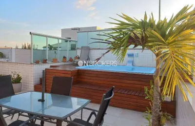 Recreio dos bandeirantes | cobertura 3 quartos, sendo 3 suites