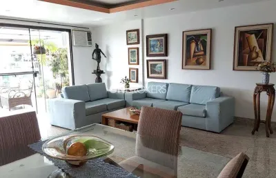 Recreio dos bandeirantes | apartamento 5 quartos, sendo 3 suites