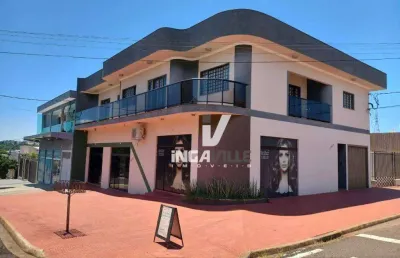 Sobrado-sobre loja - 2 salas comercias no terreo - com 4 dormitórios (2 suites) mobiliado à venda, 440 m² por r$ 2.500.000 - jardim real - maringá/pr
