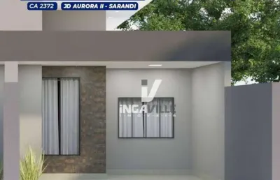 Casa com 3 dormitórios à venda, 73 m² por r$ 320.000,00 - jardim aurora - sarandi/pr