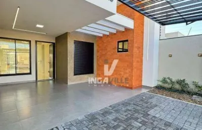 Casa com 3 dormitórios à venda, 100 m² por r$ 589.000,00 - jardim ecovalley - sarandi/pr