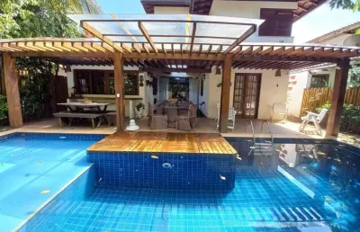 Casa para venda em mata de são joão, praia do forte, 4 dormitórios, 3 suítes, 6 banheiros, 2 vagas
