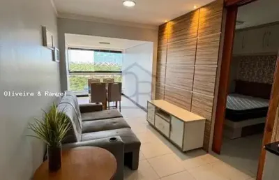 Apartamento 1 quarto para locação em salvador, caminho das árvores, 1 dormitório, 1 suíte, 1 banheiro, 2 vagas