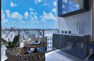 Imóvel para venda tem 49 metros quadrados com 2 quartos em intermares - cabedelo - pb