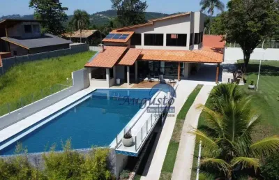 Chácara com 5 dormitórios, 1900 m² - venda por r$ 2.490.000,00 ou aluguel por r$ 18.000,00/mês - jardim centenário - atibaia/sp