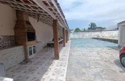 Casa para venda em itanhaém, balneário gaivota, 4 dormitórios, 1 suíte, 1 banheiro, 10 vagas