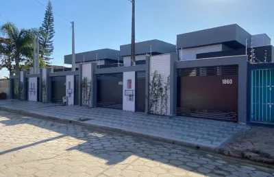 Casa para venda em itanhaém, cibratel 2, 3 dormitórios, 2 suítes, 2 banheiros, 2 vagas