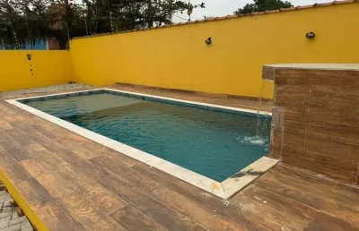 Casa em condomínio para venda em itanhaém, balneário jequitibá, 2 dormitórios, 2 suítes, 1 banheiro, 1 vaga