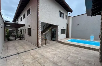Casa alto padrão para venda em peruíbe, centro, 5 dormitórios, 4 suítes, 3 banheiros, 7 vagas