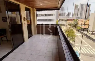 Apartamento 210 m2, 4 suítes, dce, nascente sul em manaíra, joão pessoa pb