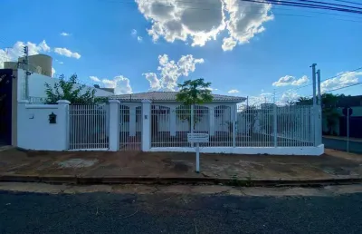 Casa para venda em lins, jardim americano, 4 dormitórios, 1 suíte, 2 vagas