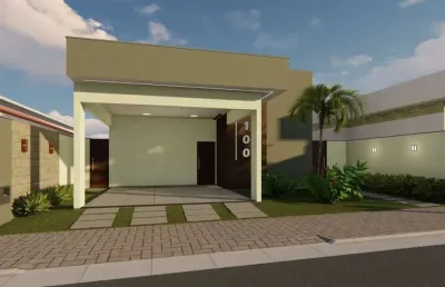 Casa para venda em lins, condomínio himalaia, 3 dormitórios, 1 suíte
