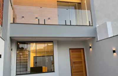 Casa à venda em alto padrão no vale do sol, pinheiral! com 2 e 3 quartos