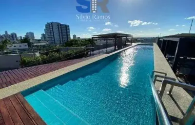 Apartamento mobiliado à beira-mar com estrutura completa de lazer — bairro de piedade